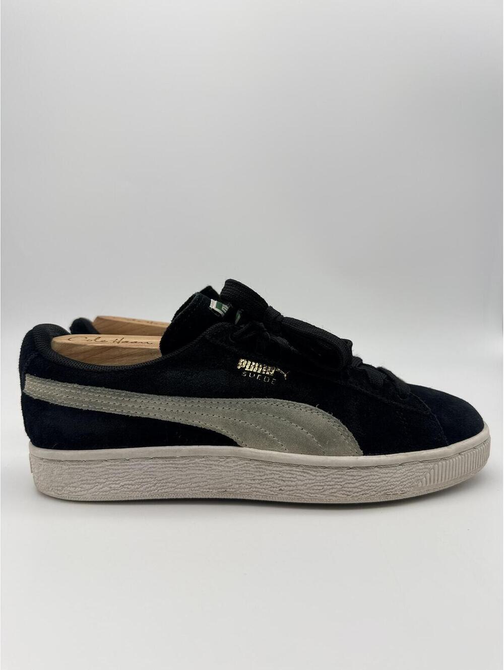 Puma‎ Suede Classic Women's Sneaker Black White Formstrip Size 7